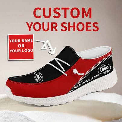 1 Paio Di Scarpe Loafer Personalizzate Con Nome Houston Baseball, Scarpe Loafer Personalizzate Con Nome, Loafer Suola Spessa In E-TPU Con Nome Persona