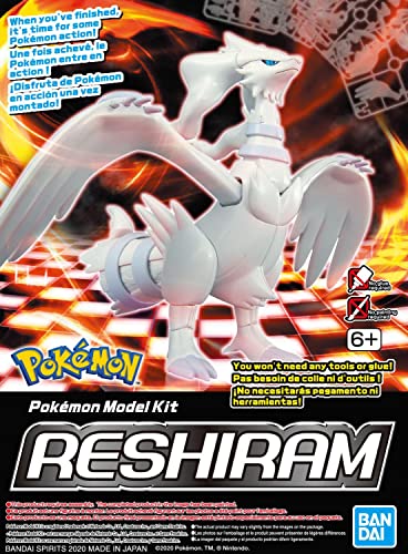 Bandai Pokemon Plastic Model Kit: Reshiram