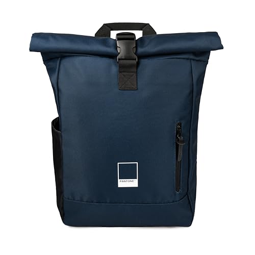 Pantone™ Urban - Zaino Scuola Università Lavoro, Donna Uomo In Poliestere Impermeabile Valido Come Zaino Da Viaggio E Trekking 22L 64X30X13 Unrolled,
