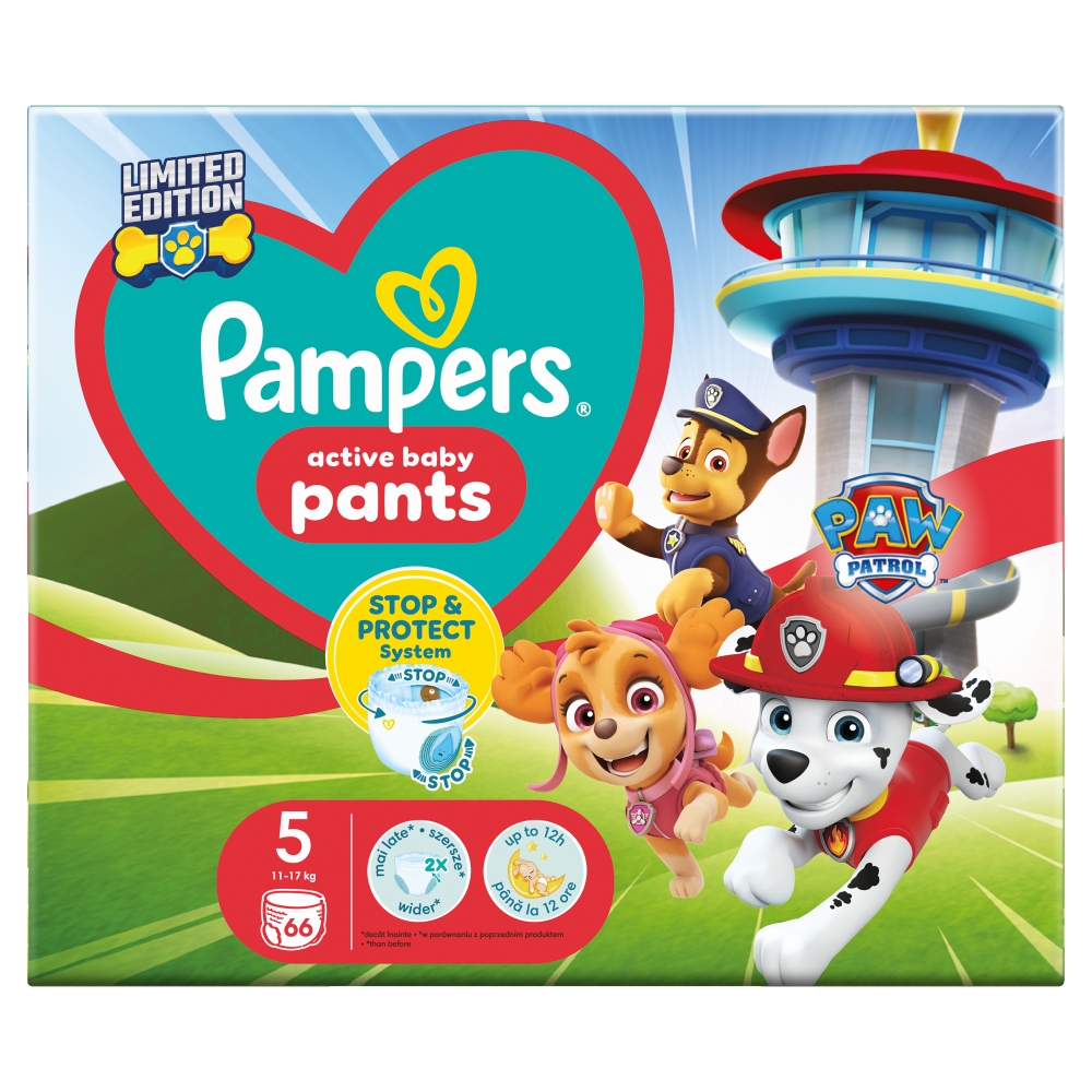 Pampers Pants Paw Patrol Pannolini a mutandina S5 66 pz