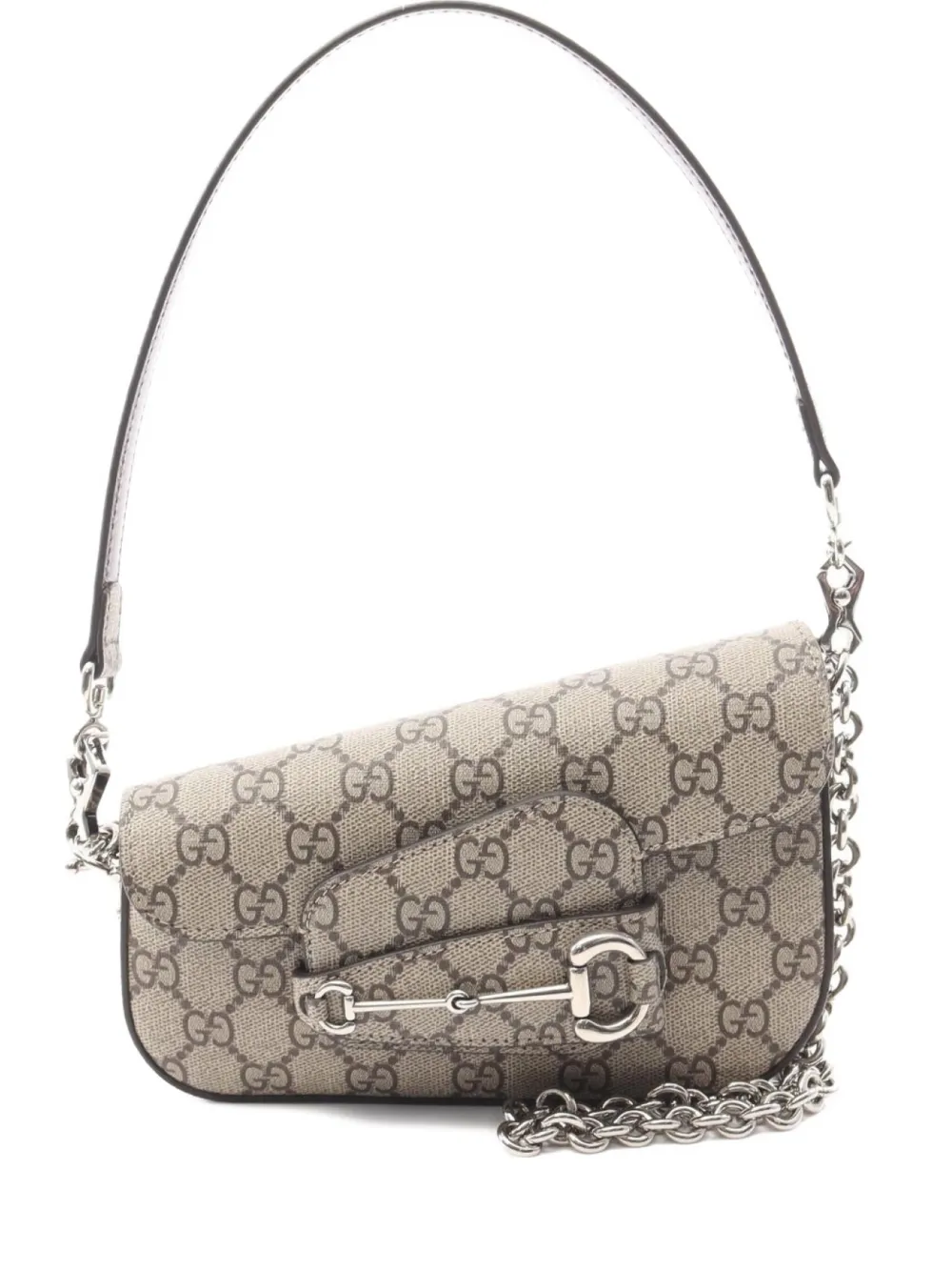 Gucci Pre-Owned 2010s Horsebit 1955 shoulder bag - Toni neutri