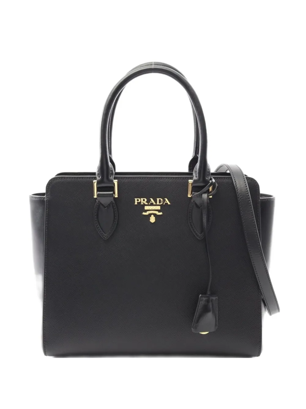 Prada Pre-Owned 2010s Saffiano handbag - Nero