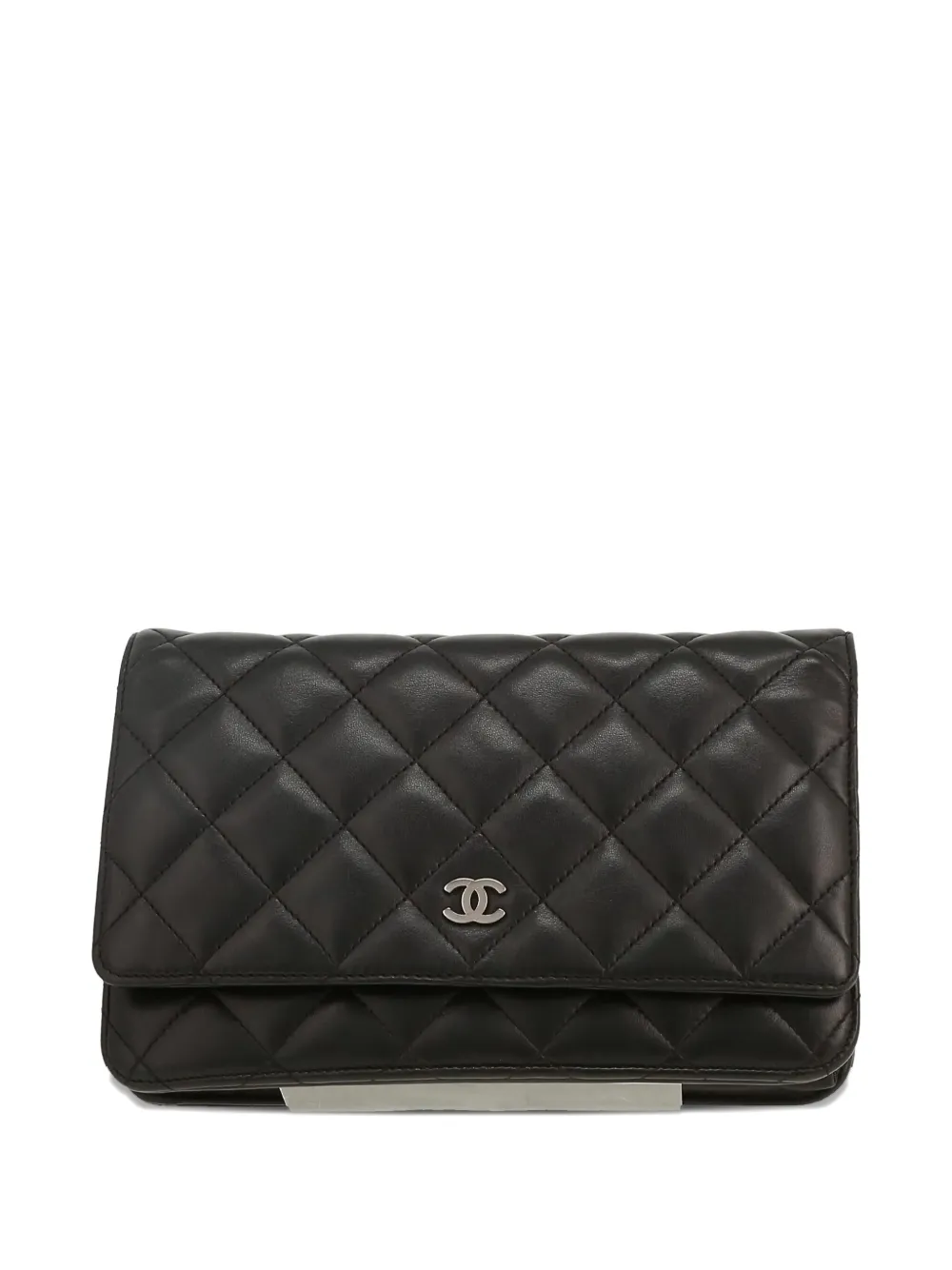 CHANEL Pre-Owned Wallet on Chain leather shoulder bag - Nero