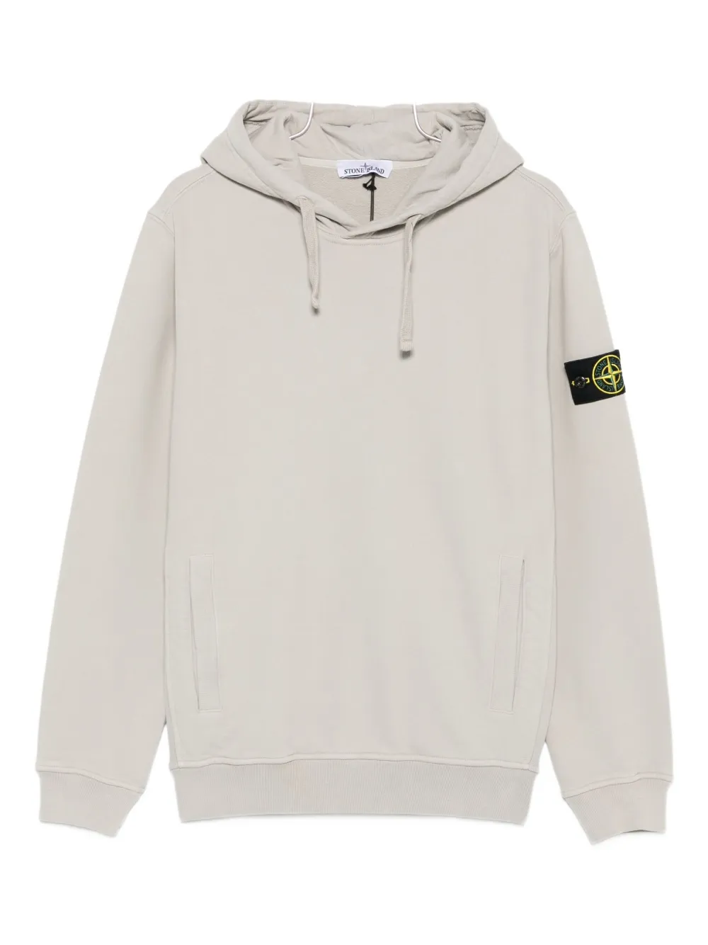 Stone Island Compass-badge hoodie - Grigio