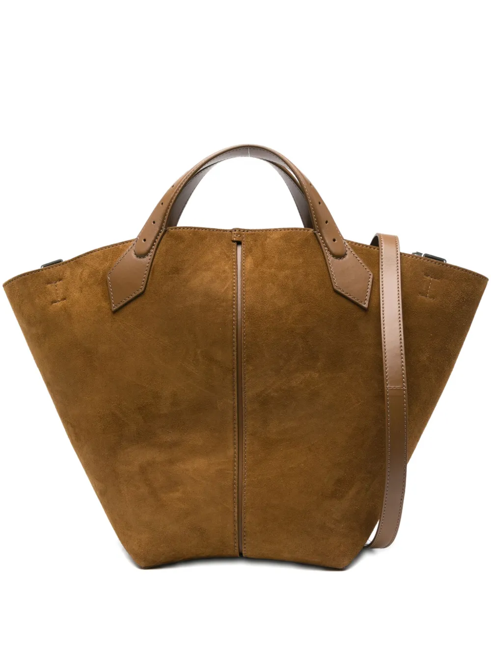 Proenza Schouler large Chelsea suede tote bag - Marrone