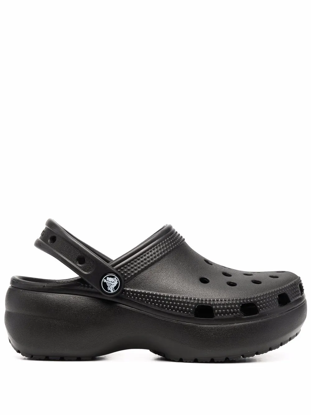 Crocs Sandali slides Classic Platform Clog - Nero