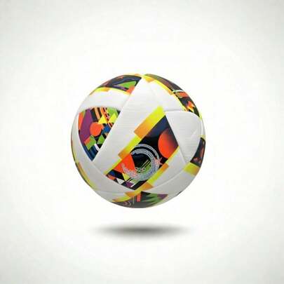 Pallone da calcio in PU da 5 misura standard, resistente all'usura e antiscivolo, pallone da calcio durevole in PU, pallone da allenamento per giovani