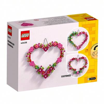 Set di costruzione a blocchi per bambini LEGO Ornamento a forma di cuore 40638
