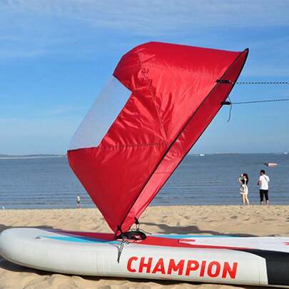 Vela portatile da 42 pollici per kayak, vela per canoa, vela sferica per tavola da paddle, vela pieghevole