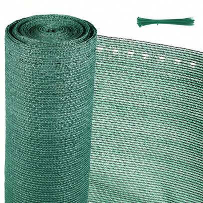 Schermo per la privacy 1x10/20/25m, 1,2x10/20/25m, 1,5x10/20/25m, 1,8x10/20/25m, rete ombreggiante HDPE 150 g/m², tessuto frangivento, rete ombreggian