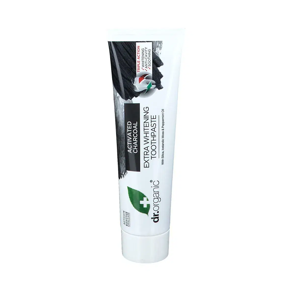 Dr Organic Charcoal Carbone Attivo Toothpaste Dentifricio 100 Ml