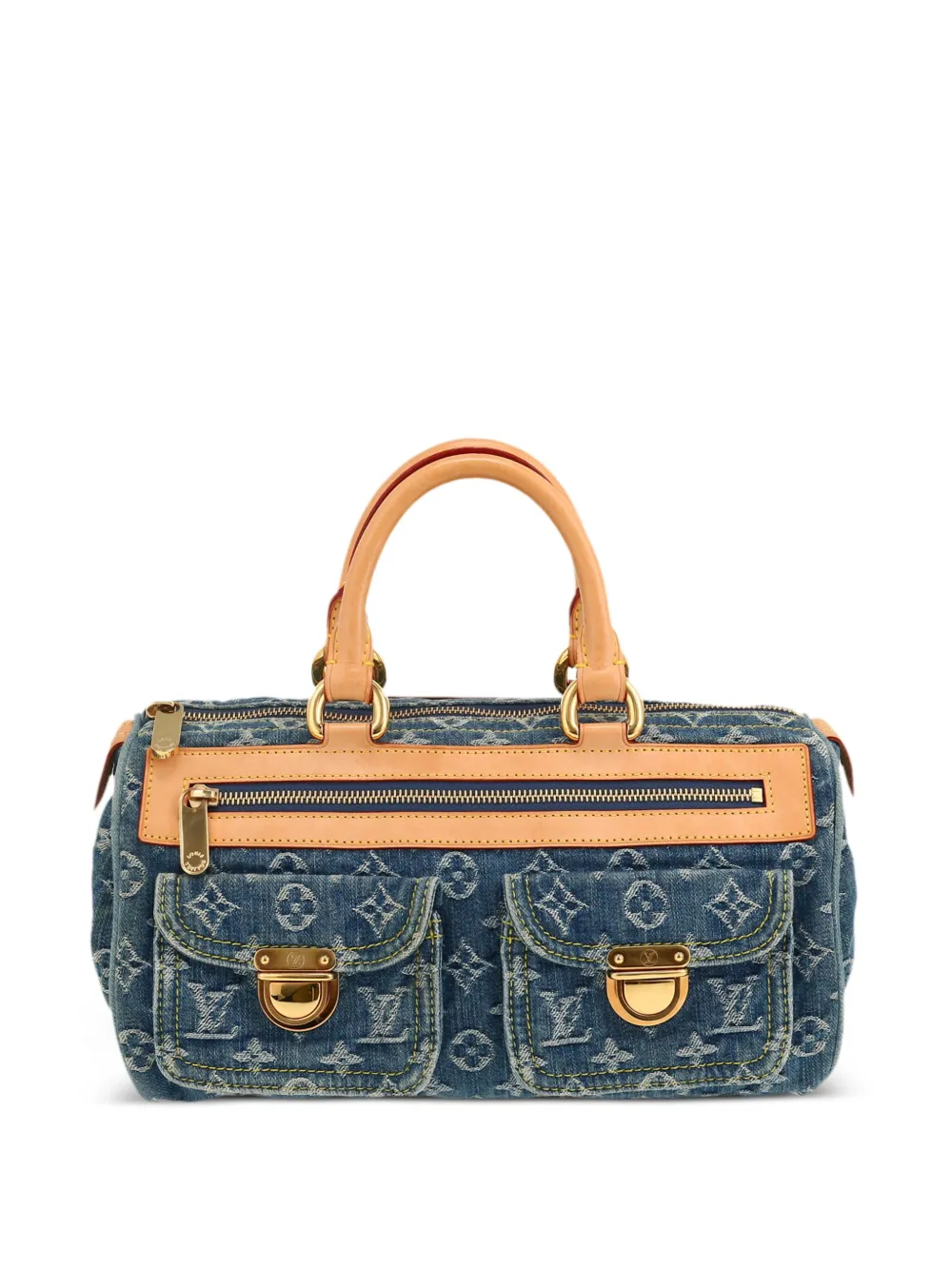 Louis Vuitton Pre-Owned Speedy denim handbag - Blu