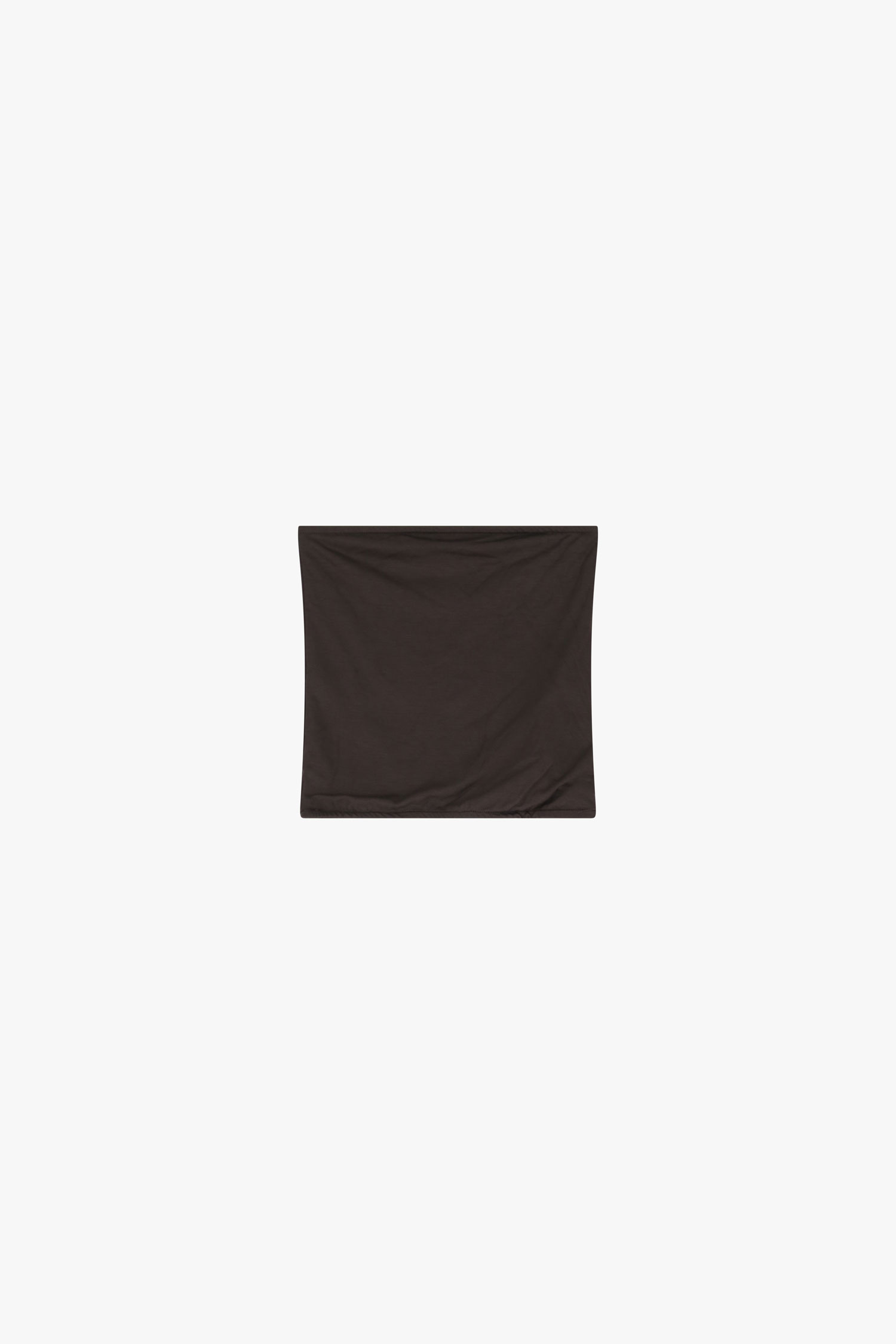 Top sin tirantes color uniforme