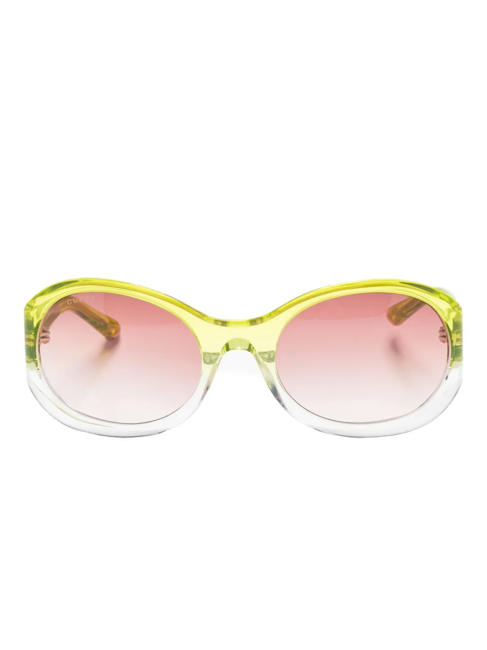 Gucci Eyewear round-frame sunglasses - Verde