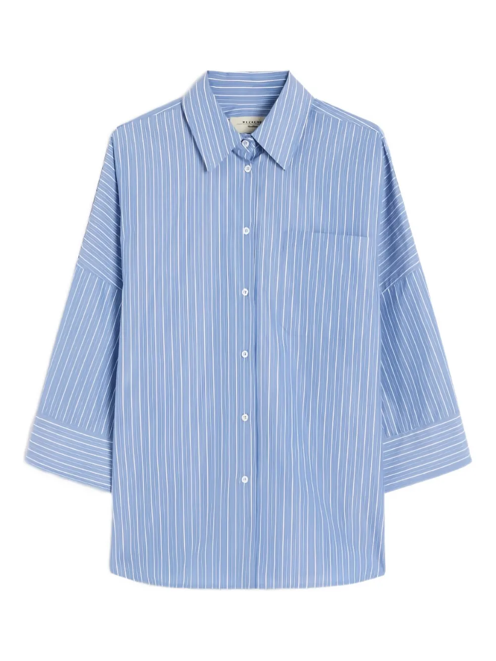 Weekend Max Mara striped three-quarter sleeve shirt - Blu