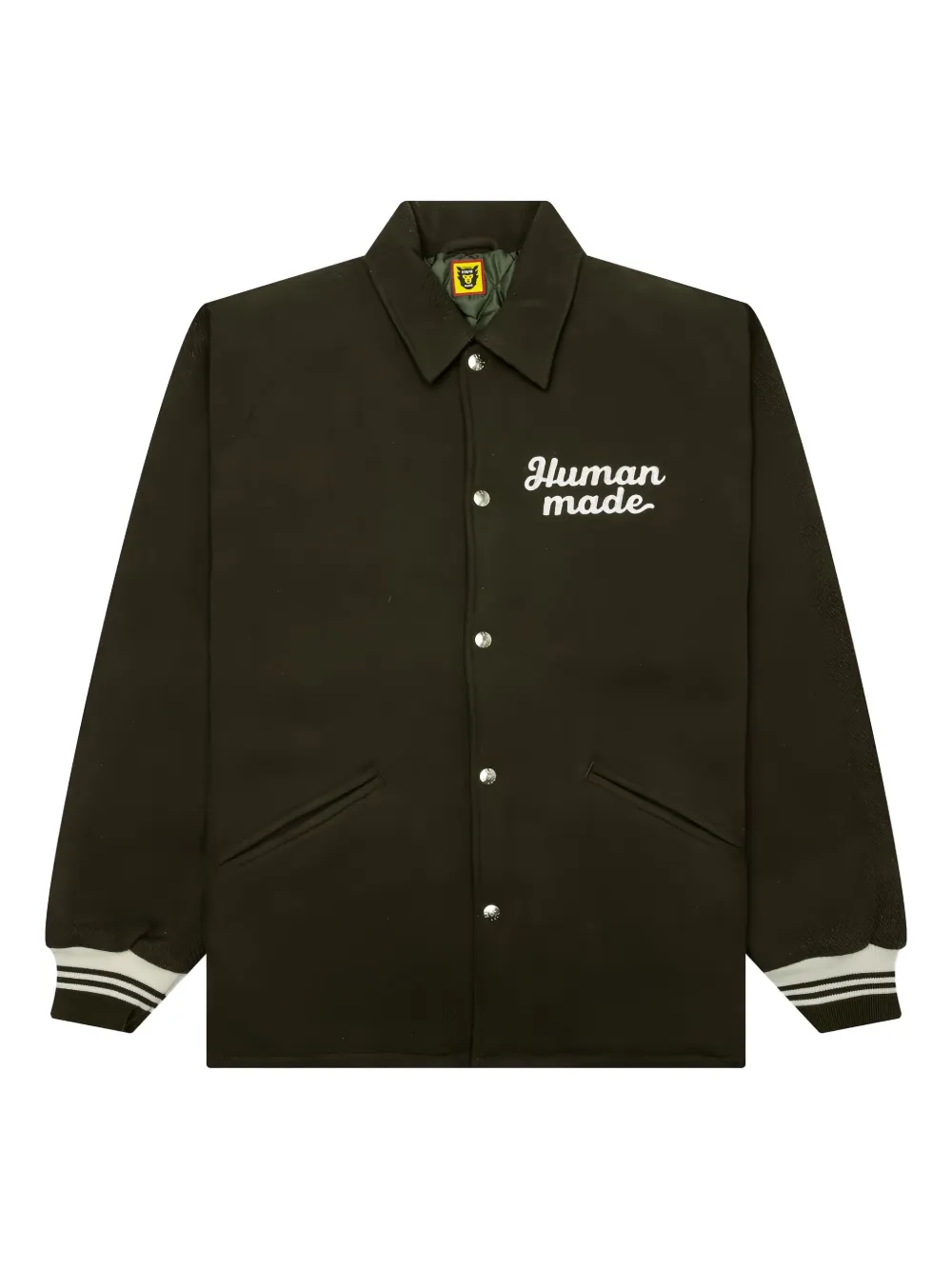 Human Made Stadium embroidered-patch varsity jacket - Marrone
