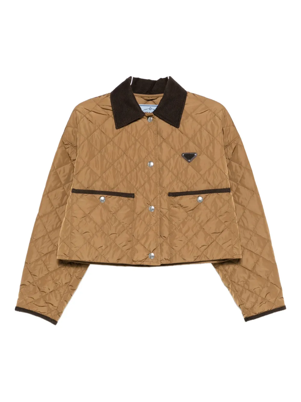 Prada quilted jacket - Marrone