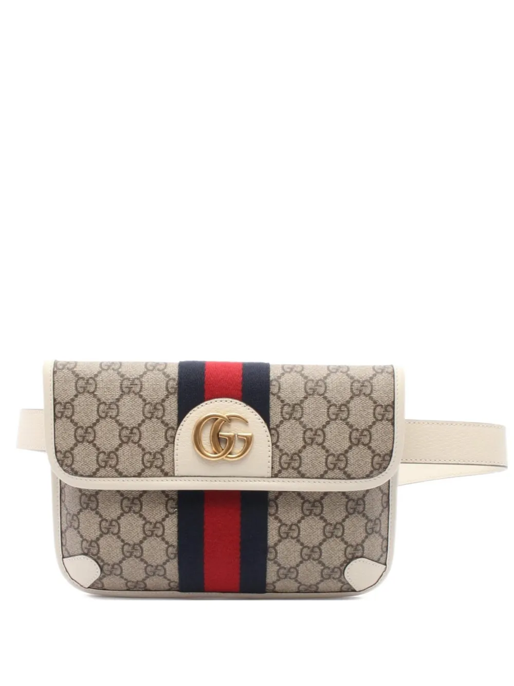 Gucci Pre-Owned 2010 GG Supreme Ophidia belt bag - Toni neutri