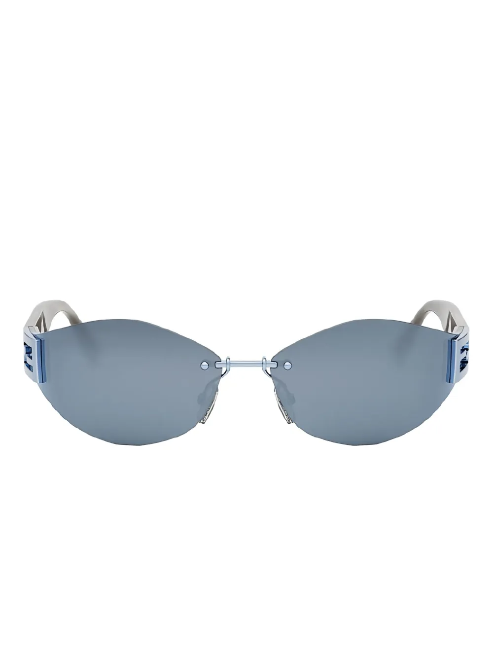 FENDI geometric-frame sunglasses - Nero