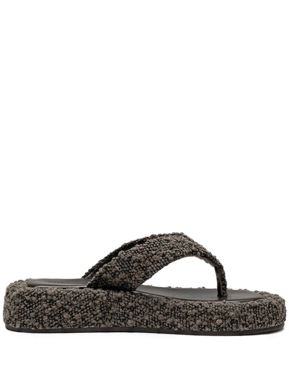 Manière De Voir boucle flatform sandals - Marrone