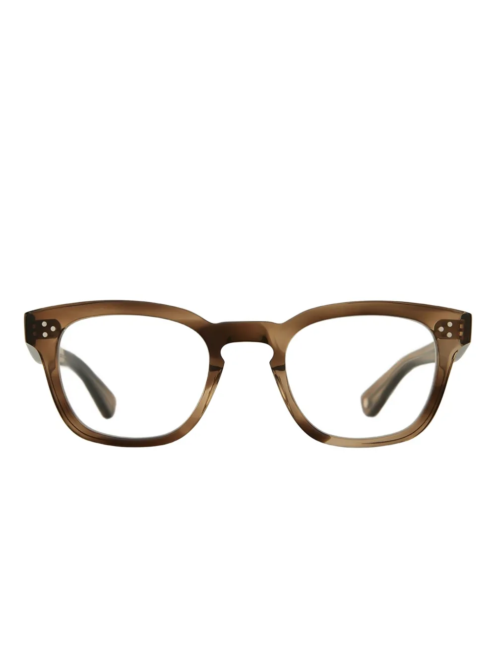 Garrett Leight REGENT Khaki Tortoise - Marrone