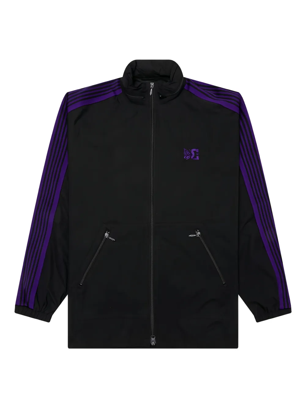 Needles x DC Shoes stripe-detail track jacket - Nero