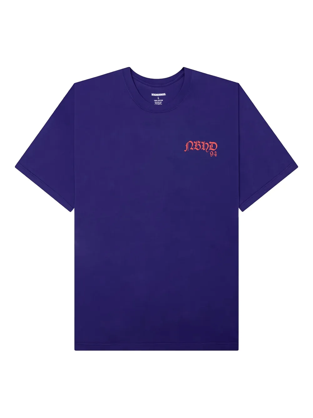 Neighborhood logo-print T-shirt - Viola