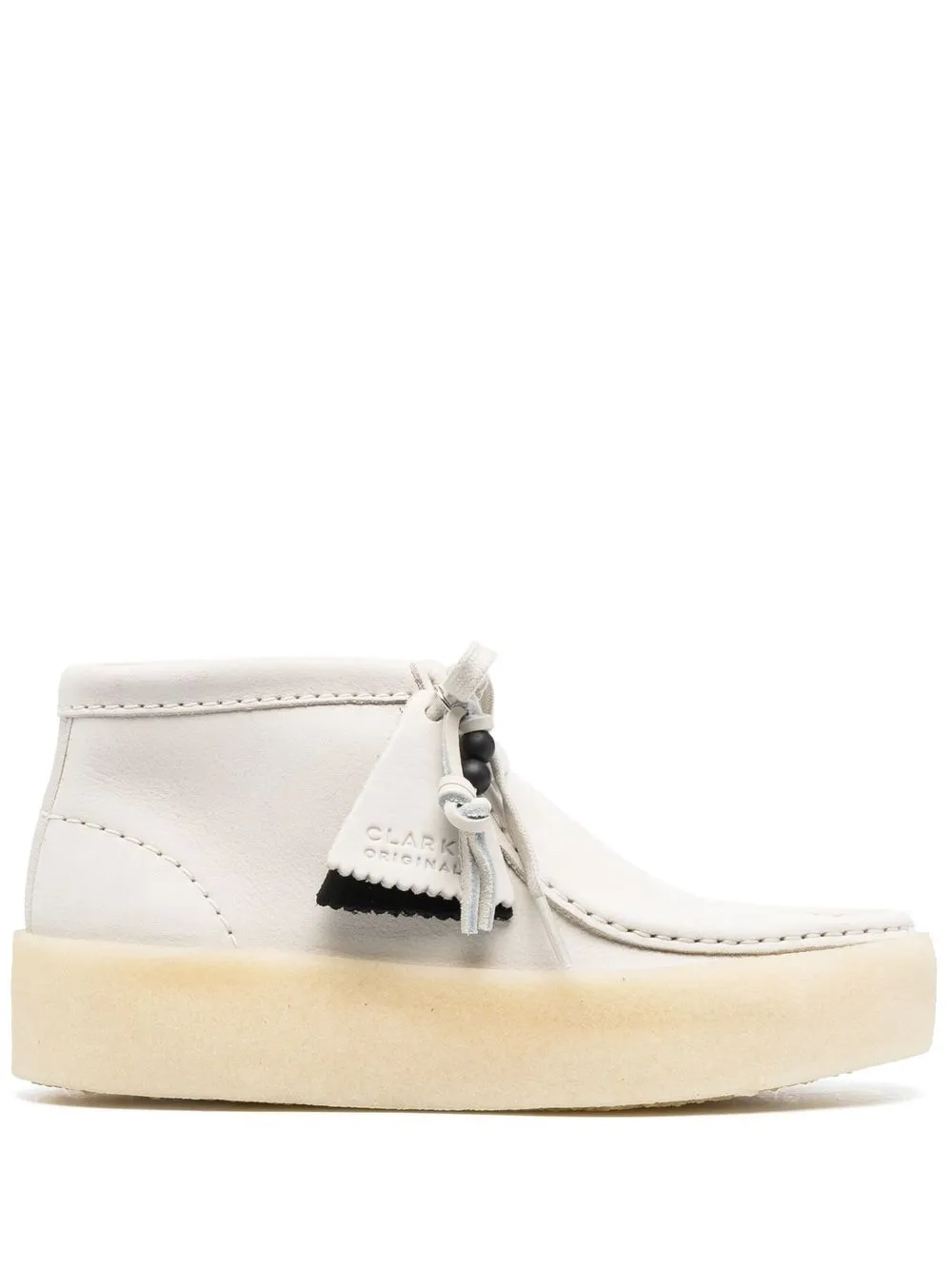Clarks Originals Stivaletti Wallabee - Bianco