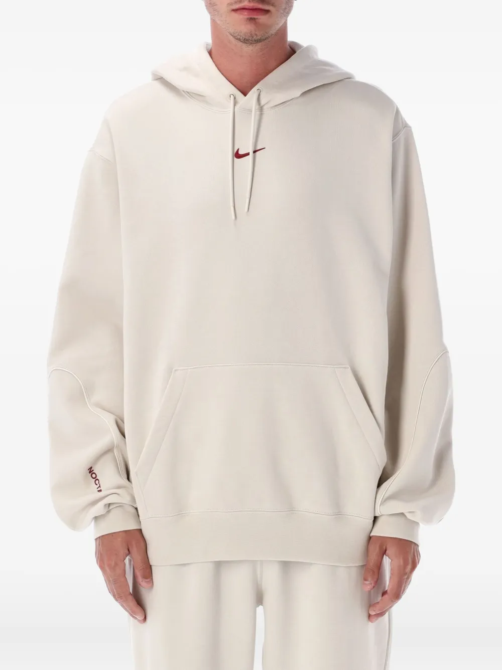 Nike x NOCTA logo-embroidered hoodie - Bianco