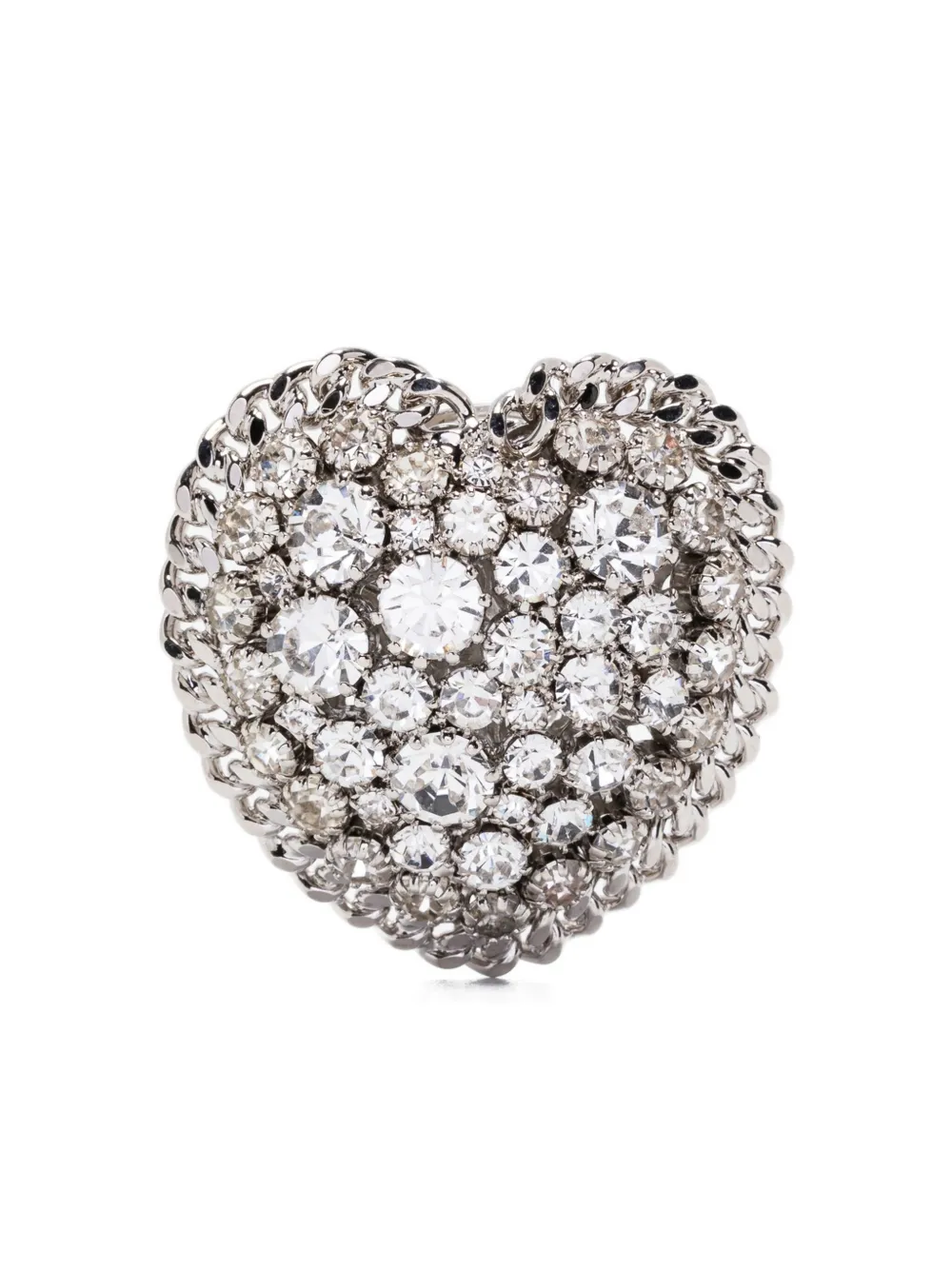 Alessandra Rich Heart earrings - Argento
