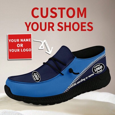 1 Coppia di Scarpe Loafer Personalizzate con il Nome Tennessee Baseball, Scarpe Loafer con Nome Personalizzato, Scarpe Loafer con Suola Spessa in E-TP