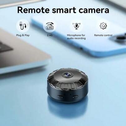1 pezzo Mini telecamera spia, telecamera nascosta senza fili WiFi 2.4G 1080P Full HD, telecamera nascosta con rilevamento di movimento, telecamera di