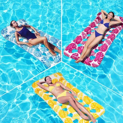 1 pezzo Sdraio gonfiabile, cuscino galleggiante da piscina in stile hawaiano, accessori per feste in spiaggia e in piscina