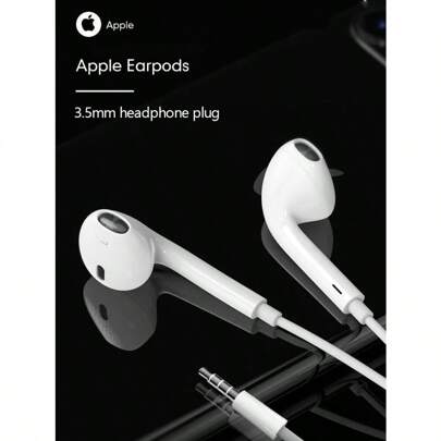 Auricolari con fili originali Apple EarPods, interfaccia 3,5 mm/Lightning, prodotto originale