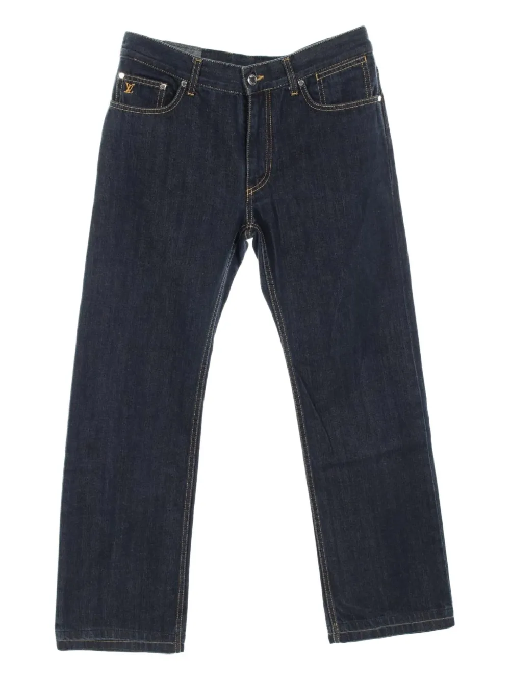 Louis Vuitton Pre-Owned Jeans in cotone anni 2010 - Blu