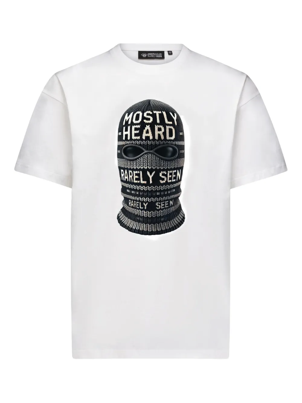 Mostly Heard Rarely Seen T-shirt Ski Mask - Bianco