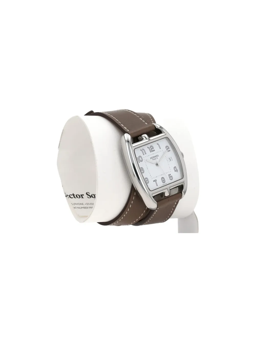 Hermès Pre-Owned 2010 Cape Cod Tonneau 27mm - Bianco