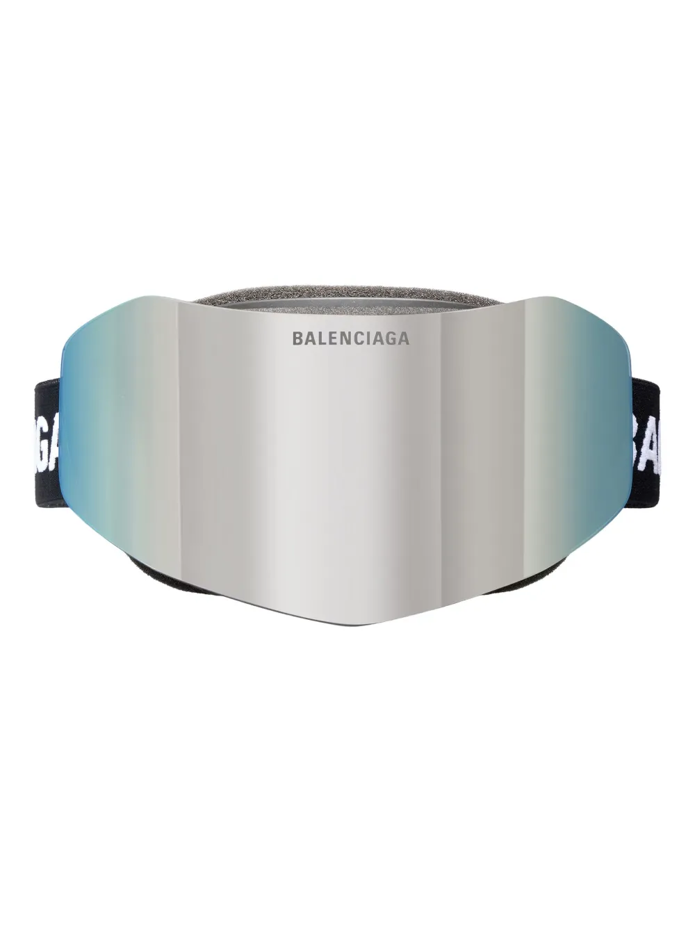 Balenciaga mirrored-lens geometric ski mask - Nero