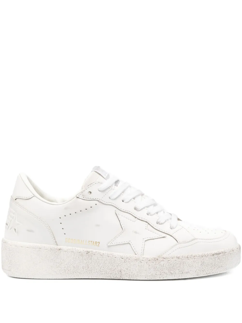 Golden Goose Ball Star leather trainers - Bianco
