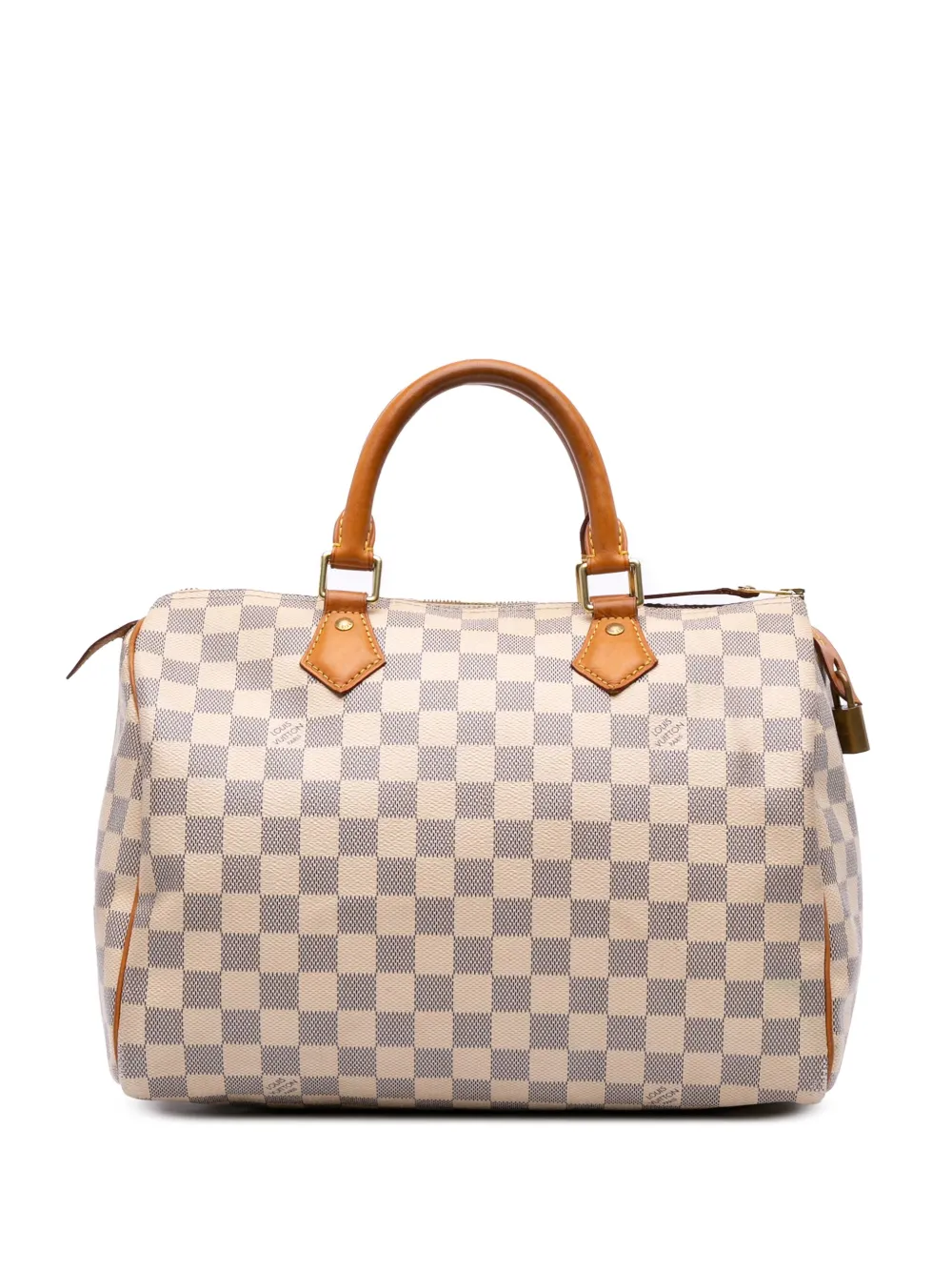 Louis Vuitton Pre-Owned 2014 Damier Azur Speedy 30 boston bag - Bianco