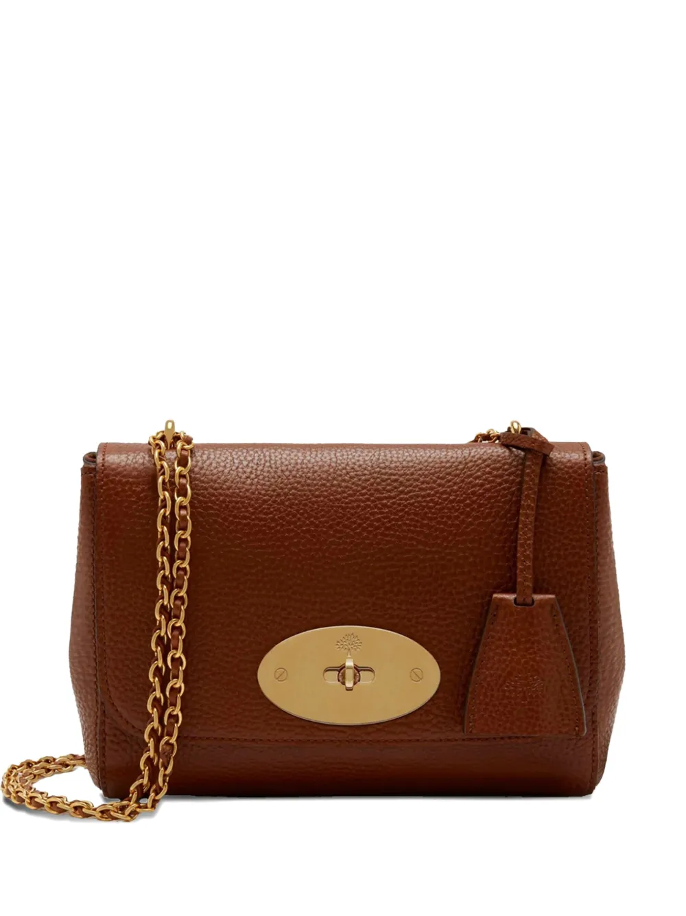 Mulberry Lily chain-strap leather shoulder bag - Marrone