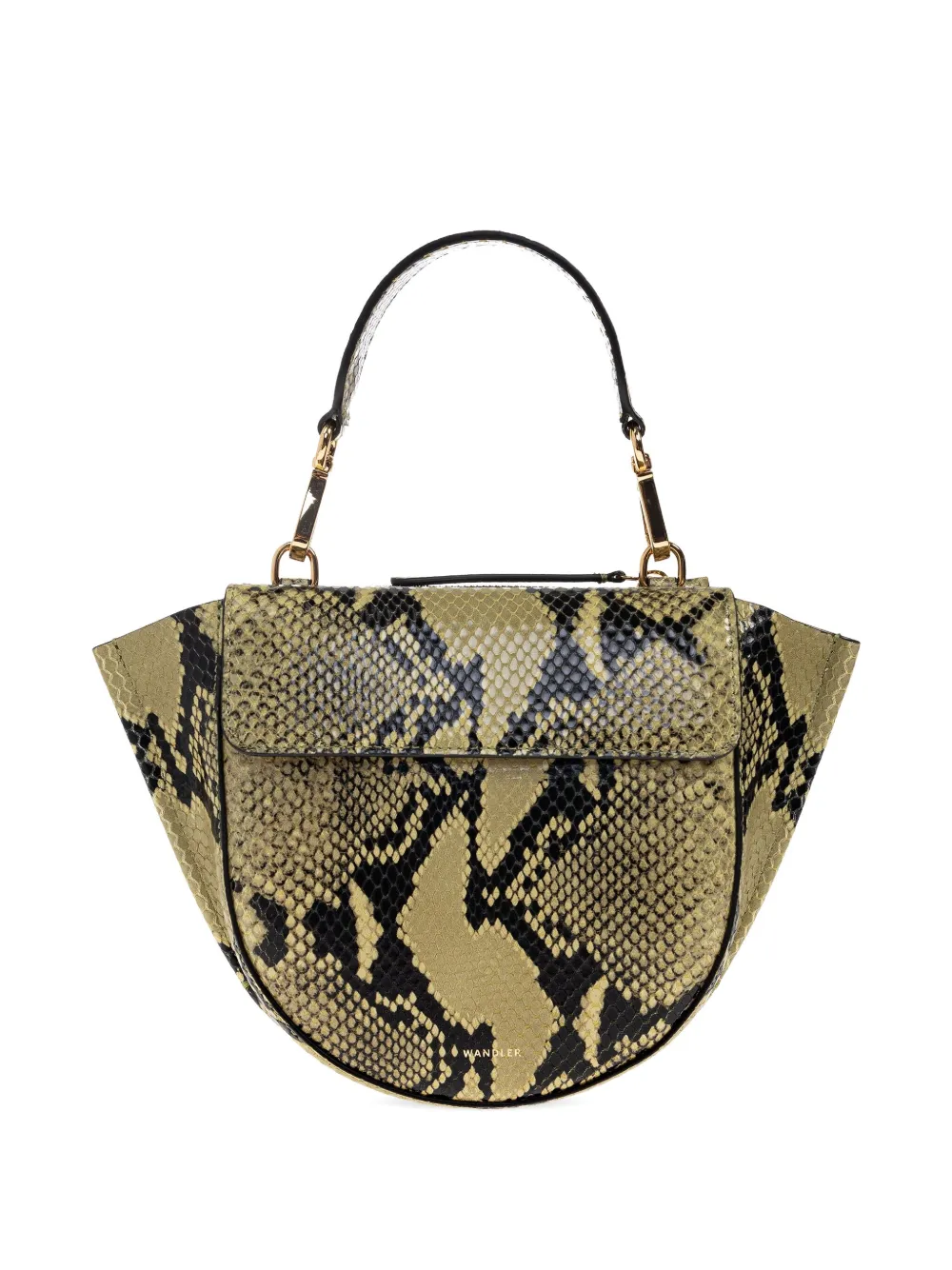 Wandler Mia snakeskin tote bag - Verde