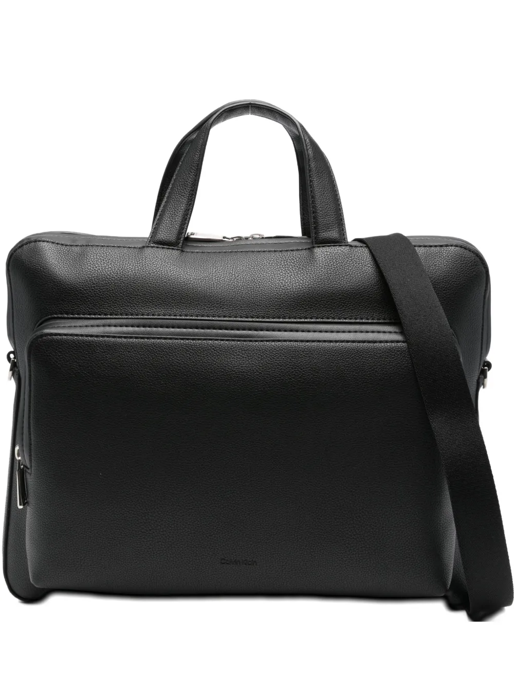 Calvin Klein leather briefcase - Nero