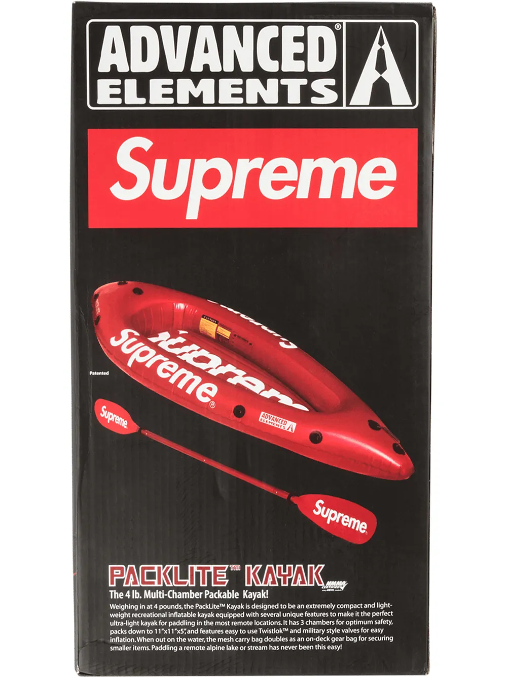 Supreme Kayak Advanced Elements in Packlite SS18 - Rosso