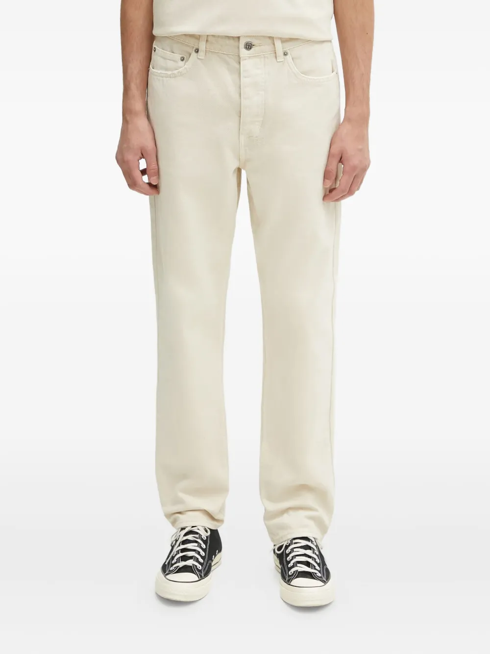 Ksubi embroidered-patch jeans - Toni neutri