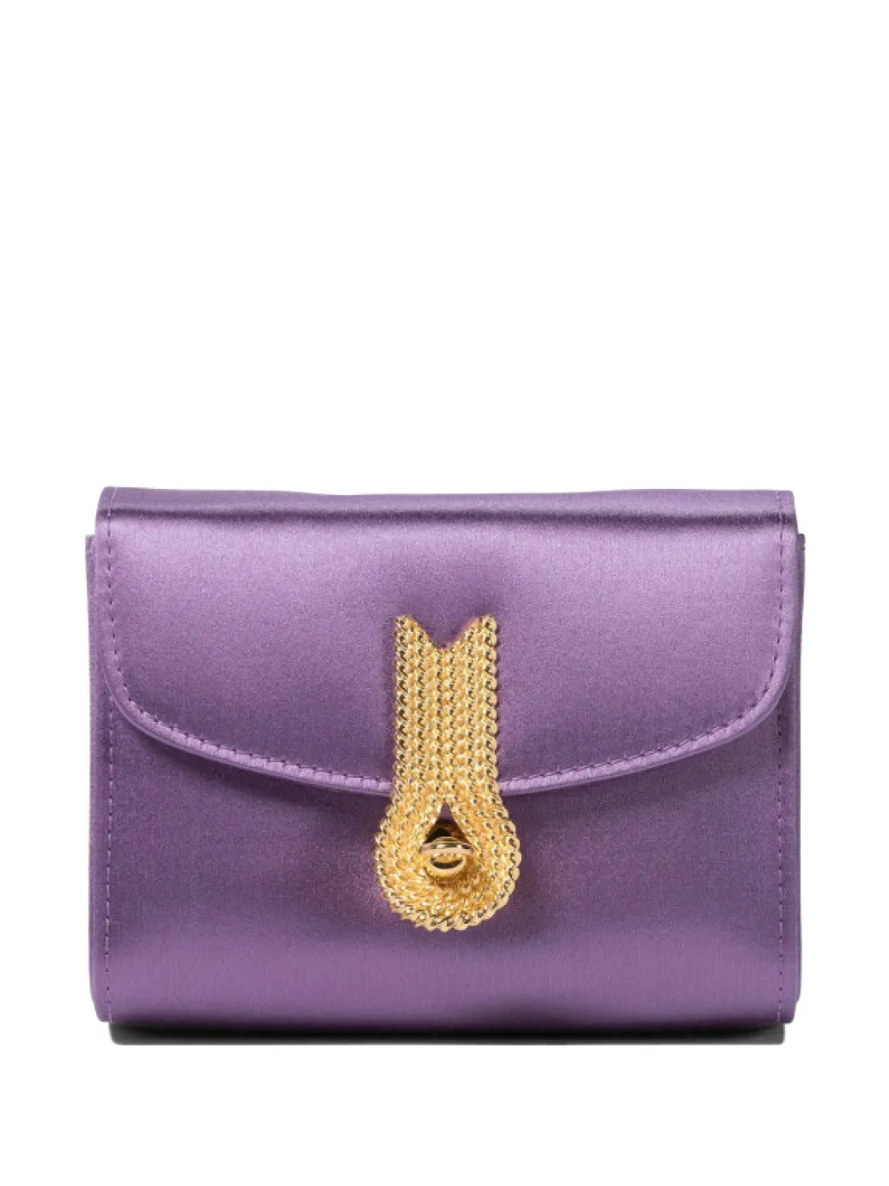 amato daniele chain-embellished clasp-closure shoulder bag - Viola