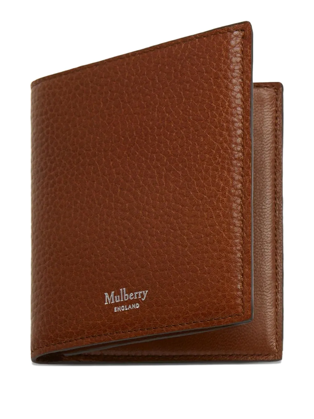 Mulberry calf-leather trifold wallet - Marrone