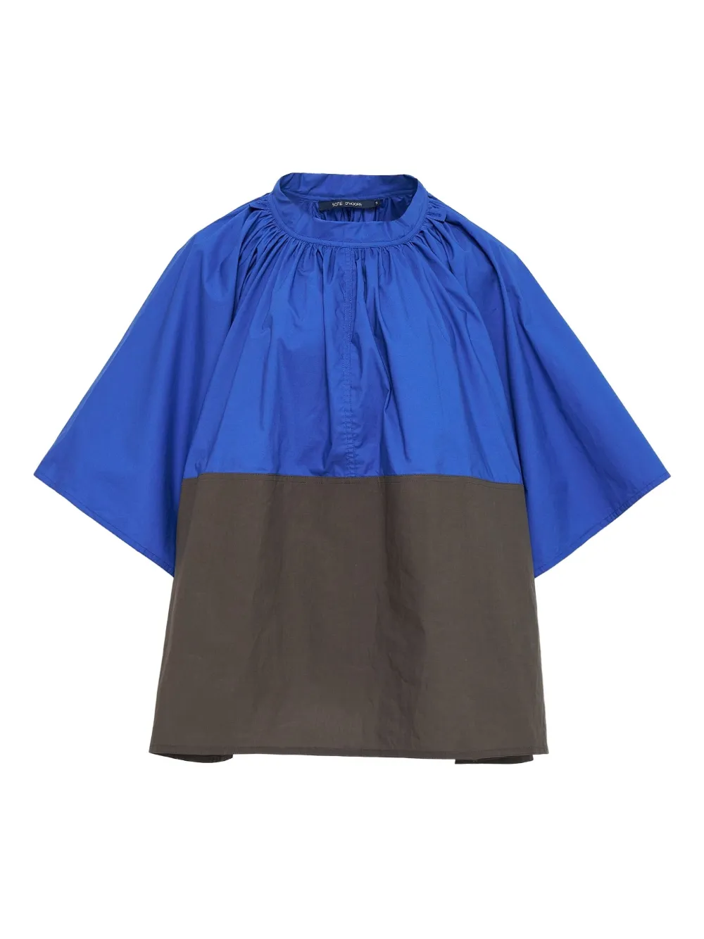 Sofie D'hoore gathered-yoke blouse - Blu