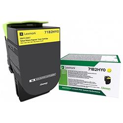 Originale Toner Lexmark 71B2HY0 -Return Program-alta resa-giallo