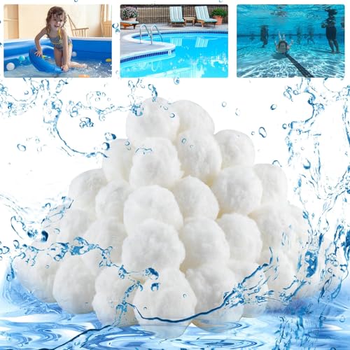 Beihre Sfere Filtro Piscina, 700 G Sfere Filtro Per Piante Filtro Sabbia Sostituire 25 Kg Filtro Sabbia Adatto Per Filtro Piscina, Acquario E Pulizia 